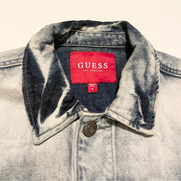 GUESS Women’s Denim Jean Jacket Size Small - Picture 2 of 16
